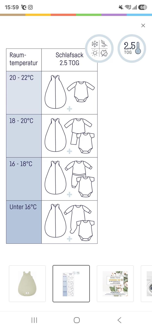 Sacchi a pelo: Julius Zöllner Babyschlafsack 56/62 – Usato da Nidau venduto da lena_yellow 7