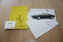 Ferrari Portfolio Prospekt Dino/308/400/512BB  1977