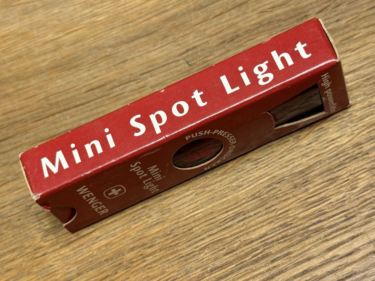 Wenger Coltelli tascabile: Wenger Taschenmesser Mini Spot Light – Nuovo e nell'imballaggio originale da Goldach venduto da Messerguru 7