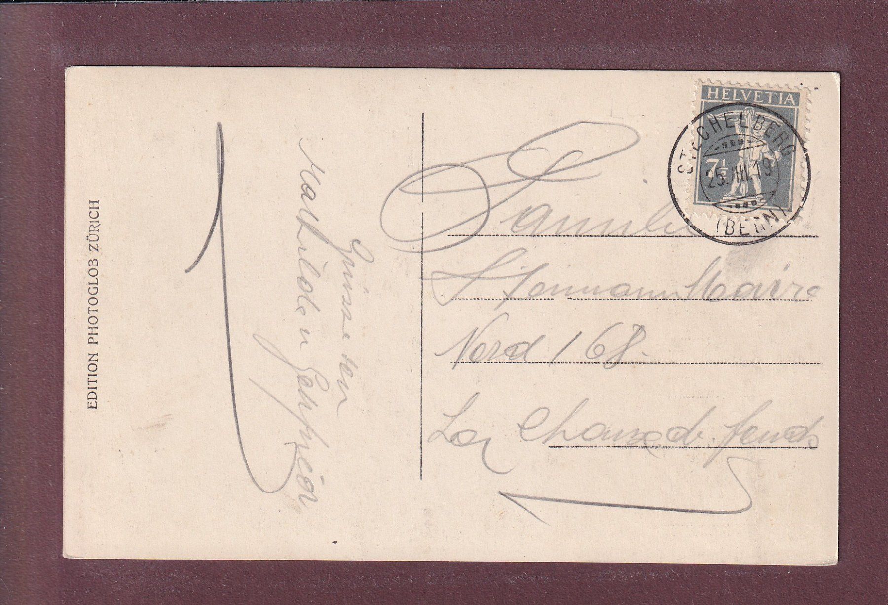 Ansichtskarten: LAUTERBRUNNEN - Staubbach - 1919 – Gebraucht aus Pully von nicecards 1