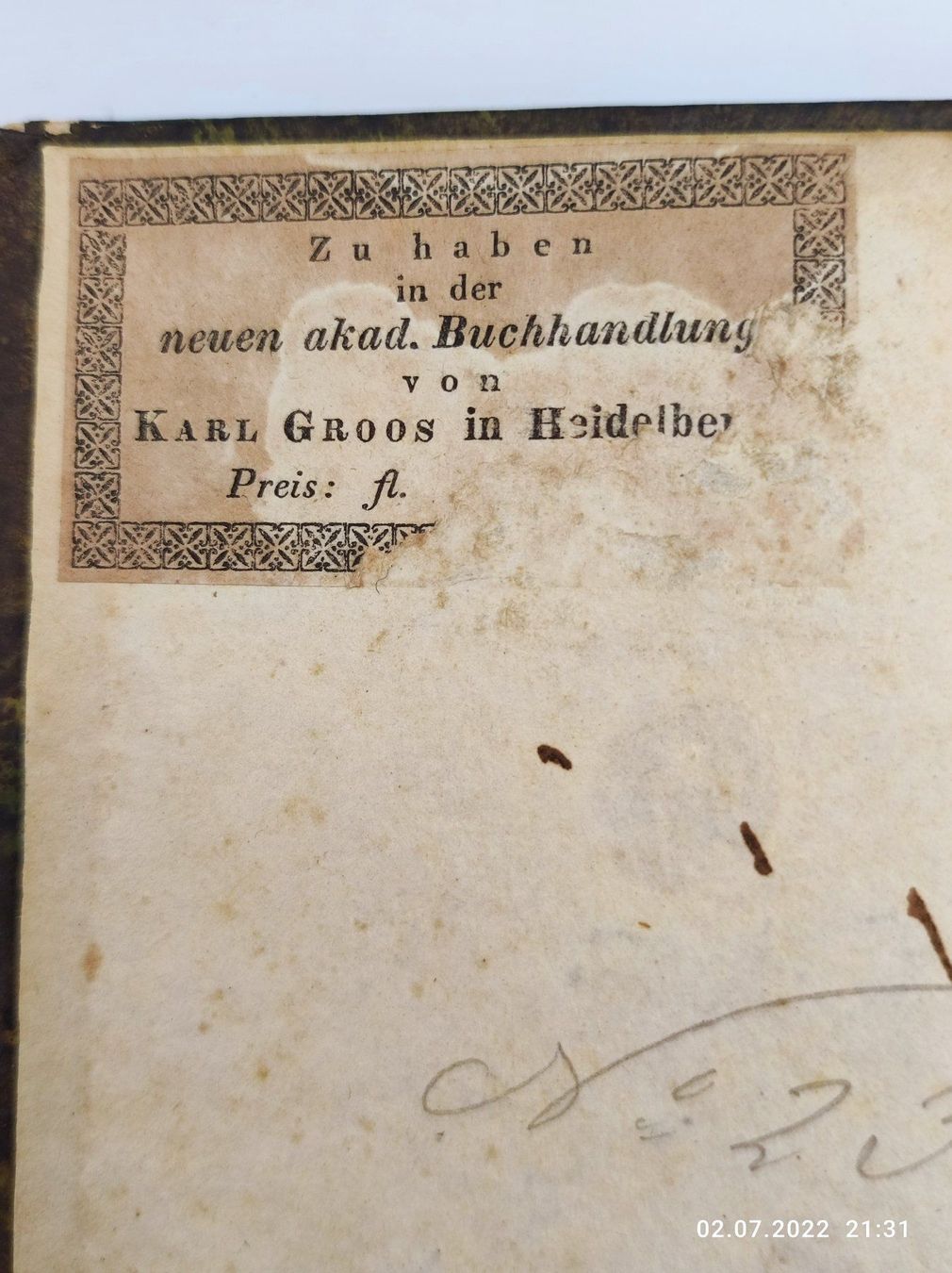 Bücher: CLEMM - MATHEMATISCHES LEHRBUCH 1786 – Gebraucht aus Goldach von Gaip 1