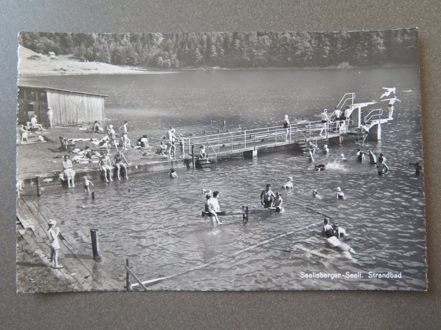 Ansichtskarten: SEELISBERG - SEELISBERGER-SEELI - STRANDBAD – Gebraucht aus Wittenbach von lipasal