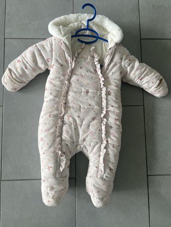 Cute Baby Snowsuit, 12 Months, Winter Outfit, Floral