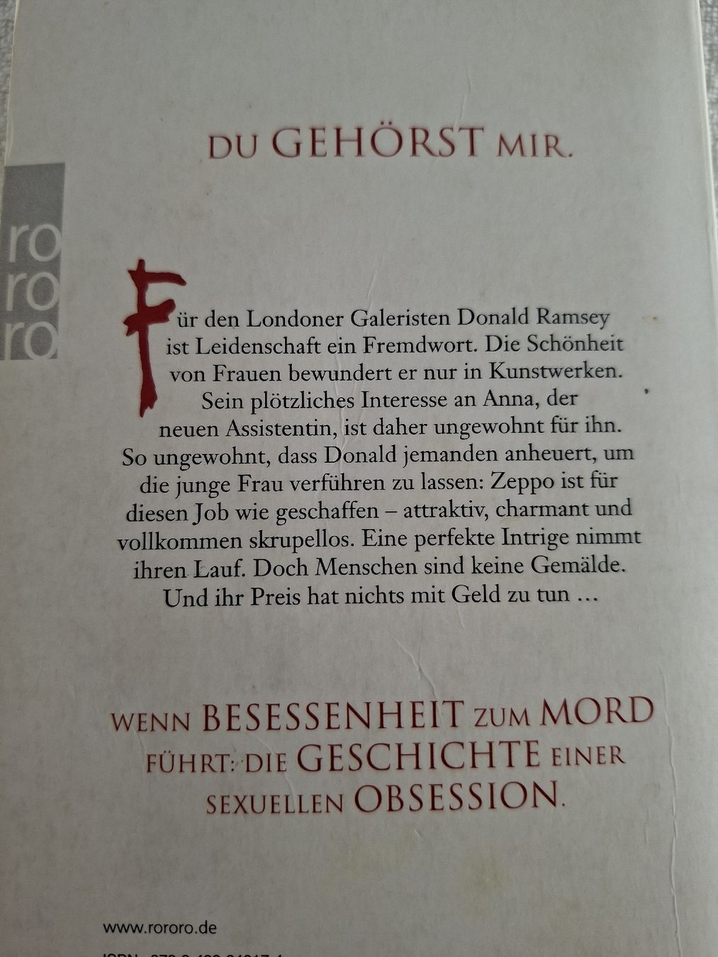 Libri: Simon Beckett, Vorwurf,Taschenbuch  – Usato da Grindelwald venduto da carro5 1