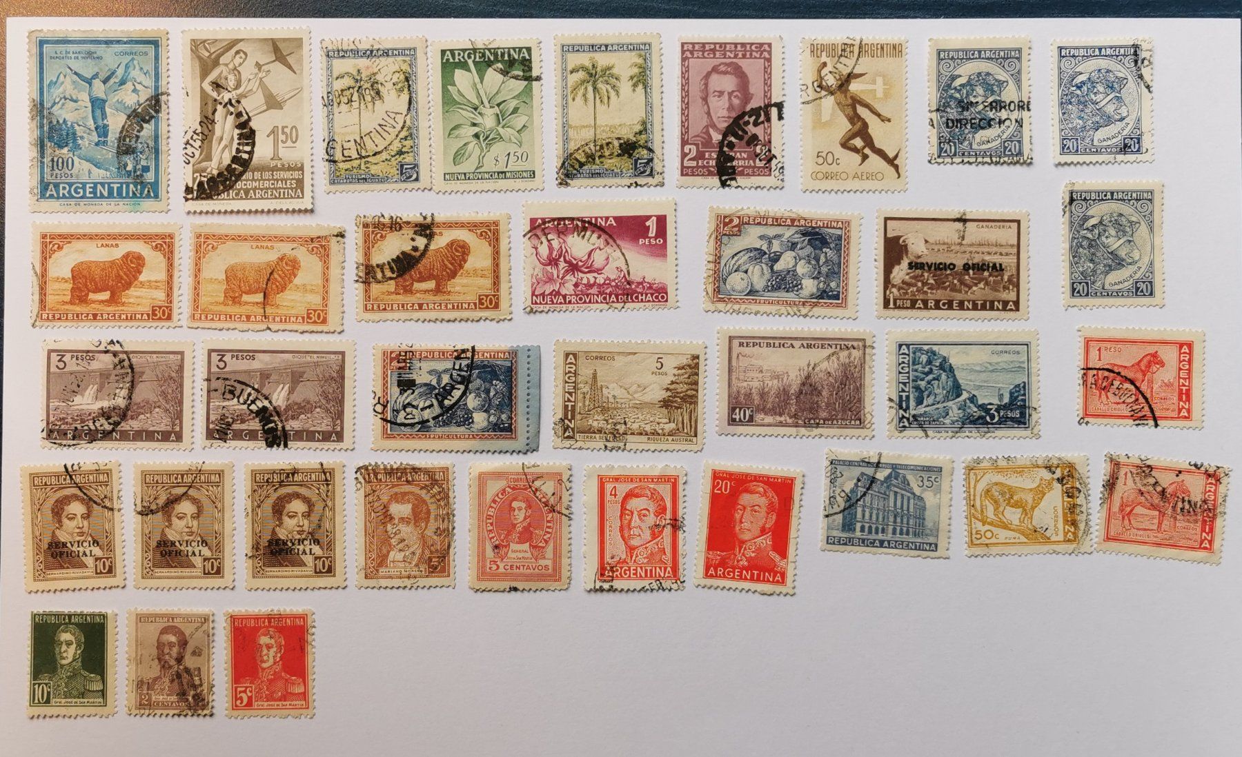 Tous les timbres: Argentinien – D'occasion à Aadorf par Chnorli-Furz