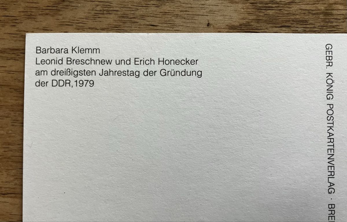 Ansichtskarten: AK Bruderkuss – Neu (gemäss Beschreibung) aus Buchs AG von Allerleis 2