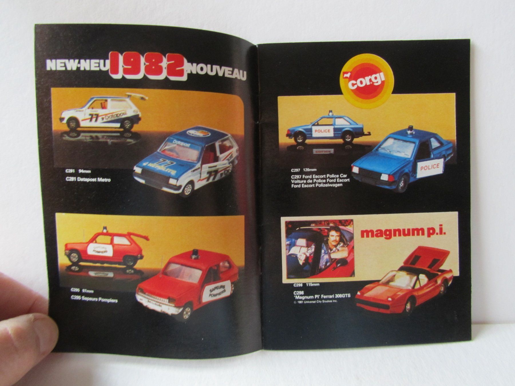 Corgi Toys Modellini d'auto: Corgi Toys, Katalog von 1982 – Usato da Weiningen ZH venduto da dietsch57 1
