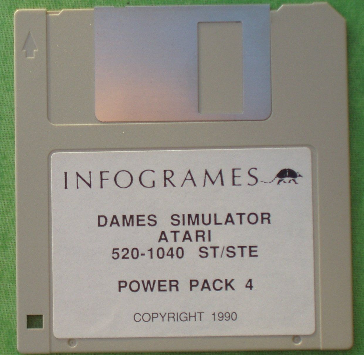 Atari Spiele: Disquette ATARI dames simulator – Gebraucht aus Boussens von catfood01