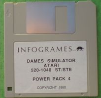 Disquette ATARI dames simulator