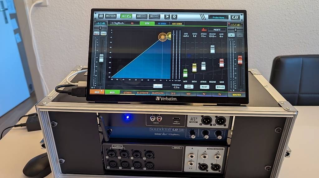 Soundcraft Console di mixaggio: Soundcraft UI12 + mini PC + Touchscreen – Usato da Balgach venduto da Bassman4 1