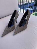 H&M Pumps Wildlederoptik oliv Grösse 39 NEU