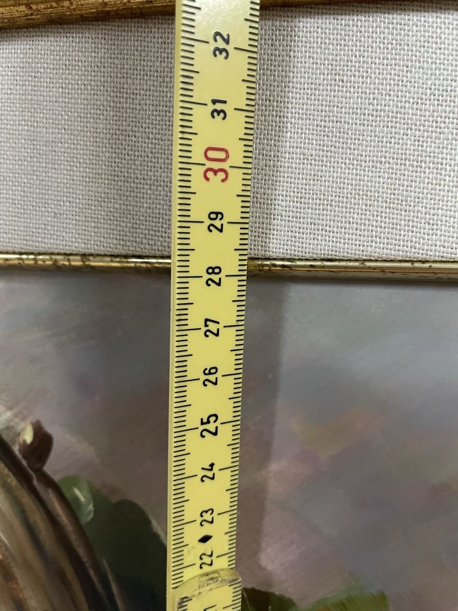 Dipinti: Originales Gemälde "Feigenkorb", gerahmt, 83x53cm. – Usato da Schaffhausen venduto da Lillo80 6