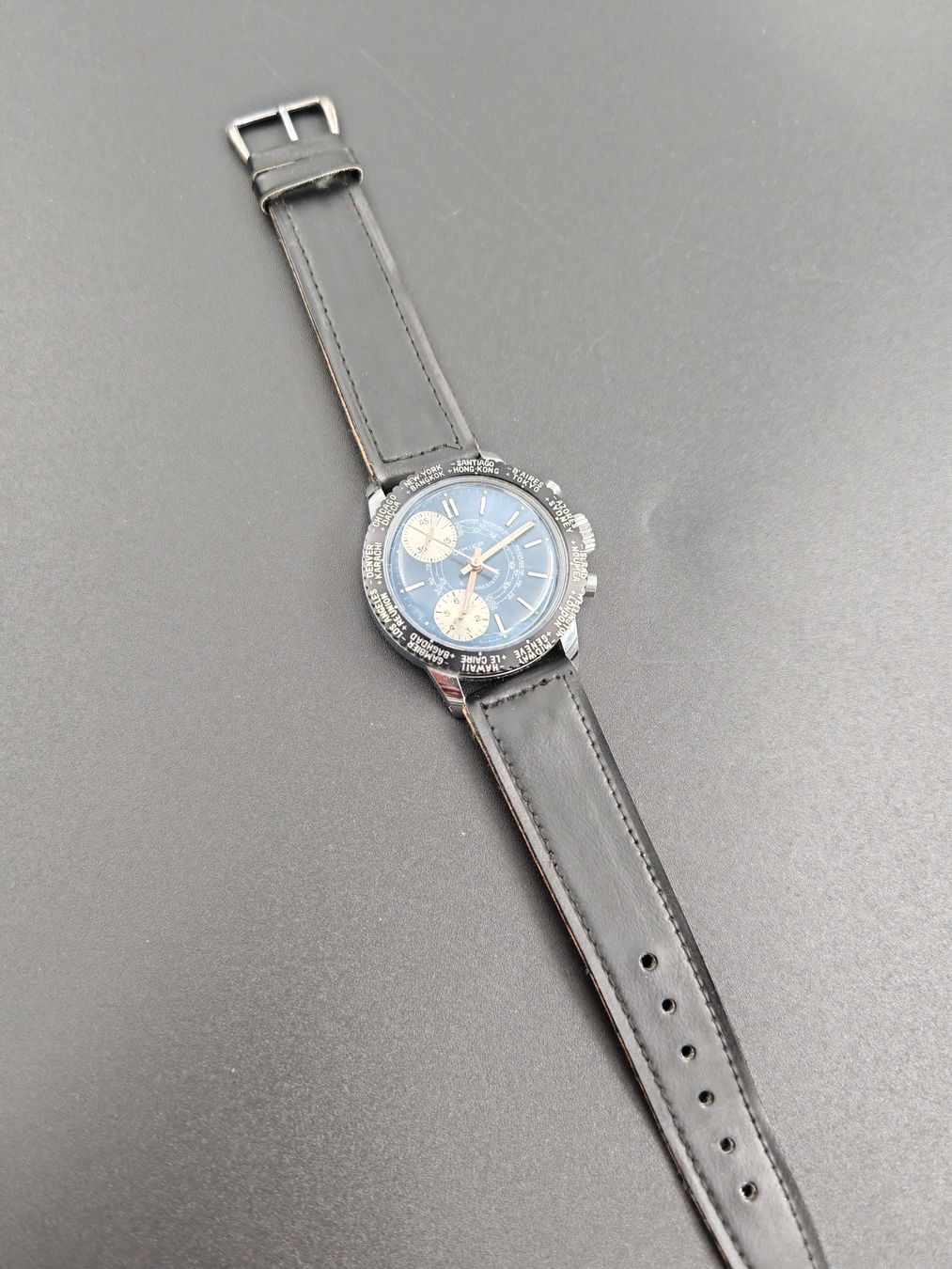 Cimier Orologi: CIMIER CHRONOGRAPH WORLDTIMER (DEFEKT) – Usato da Otelfingen venduto da Yossi-68 5