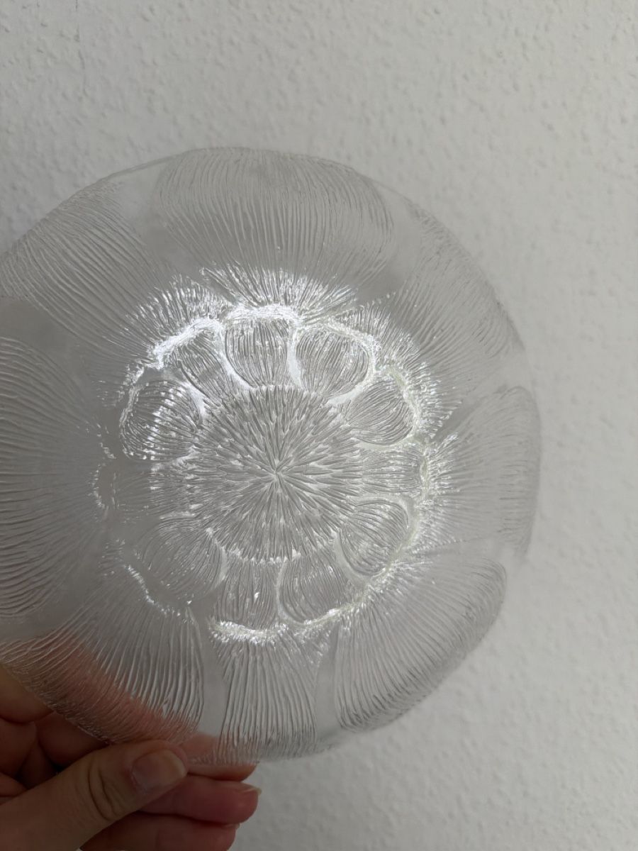 Piatti: Glass serving plate floral pattern diameter 20 cm – Usato da Zürich venduto da mhm_6rhw 1