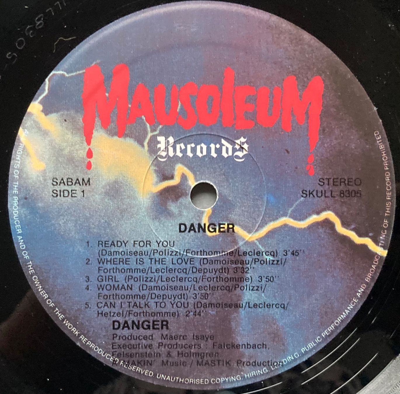 Dischi in vinile: DANGER - DANGER – Usato da Poliez-Pittet venduto da Newtown-Records 2