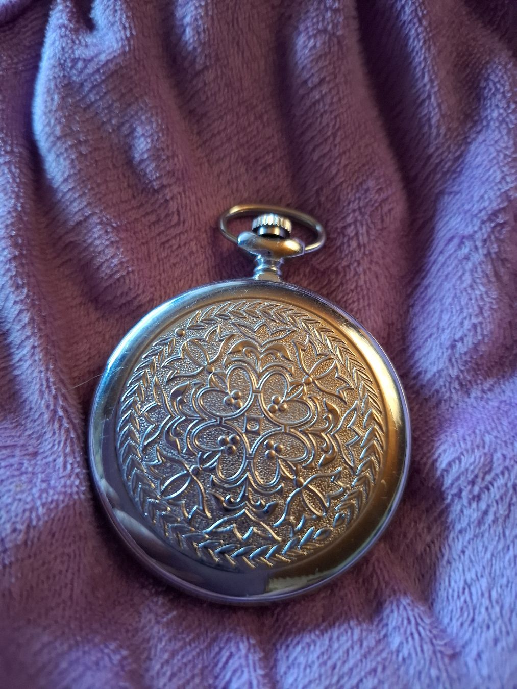 Uhren: MECH.TASCHENUHR MIT EMAIL- ODER PORZELLANEINSATZ ROSEN – Neu (gemäss Beschreibung) aus Gretzenbach von schibaya 1
