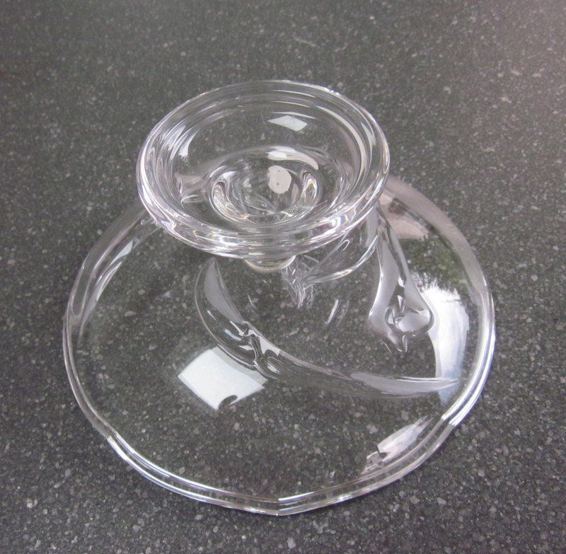 Ciotole: Dekorative Glas Sockelschale, Tafelaufsatz – Usato da Bischofszell venduto da raika 5