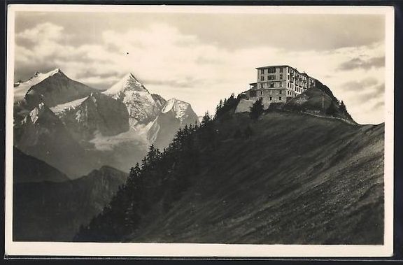 Ansichtskarten: Stans, Hotel Stanserhorn mit Berneralpen – Gebraucht aus Berlin von bartko-reher