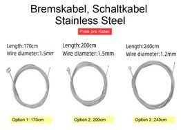 Edelstahl Fahrrad Velo Bremszug Schaltkabel