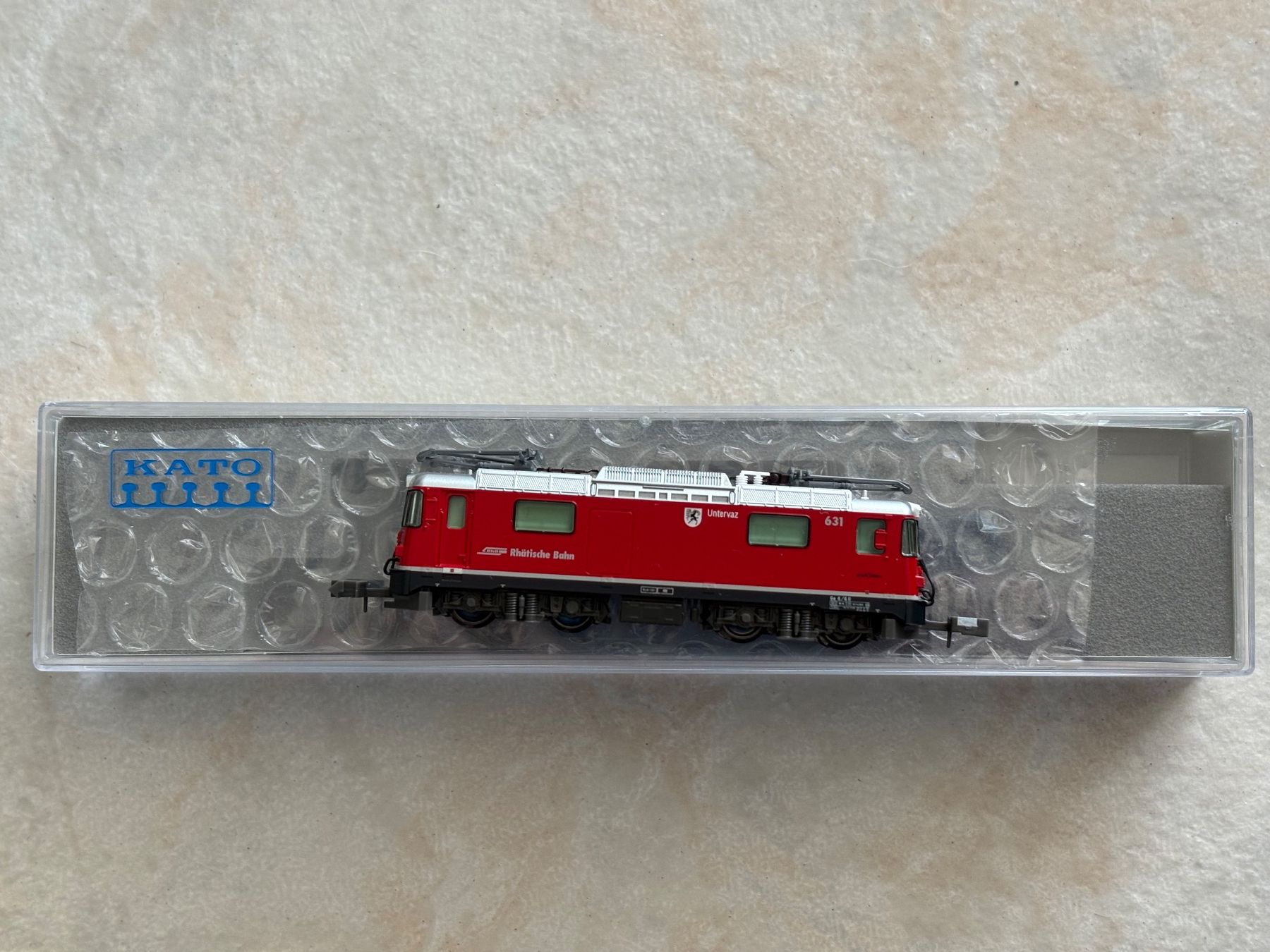 Kato Modellini di ferrovie: Kato 3102 Elok Ge 4/4'' RhB 631 – Nuovo (secondo la descrizione) da Hauterive NE venduto da eriamch 2