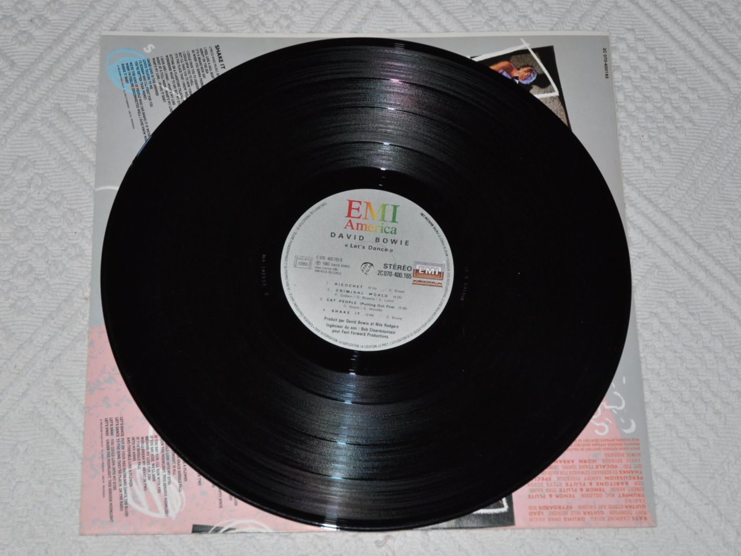 Vinyles: LP David Bowie - Let's Dance – D'occasion à Boll par Theodora15 5