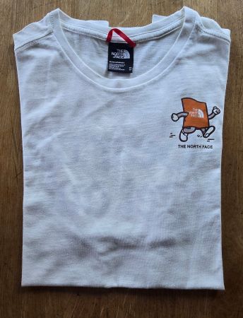 The North Face T-Shirt weiss, Grösse S, Back und Front Print