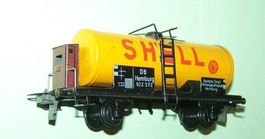 Trix Express 407 HO Metall-Kesselwagen SHELL, um 1951