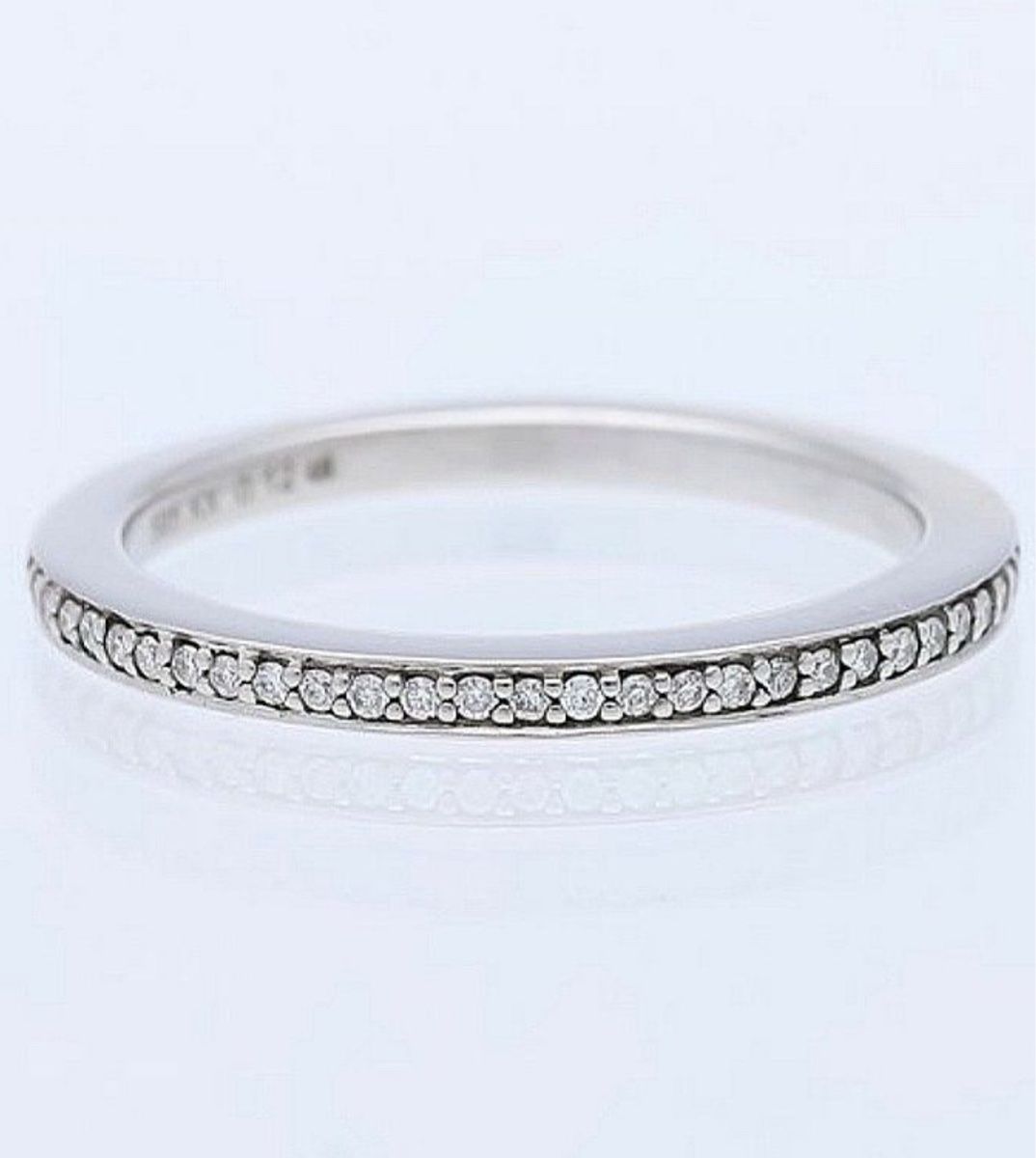 Ringe: 14k Weissgold Ring mit 0.12ct Diamanten – Neu (gemäss Beschreibung) aus Untersiggenthal von TimeandShine