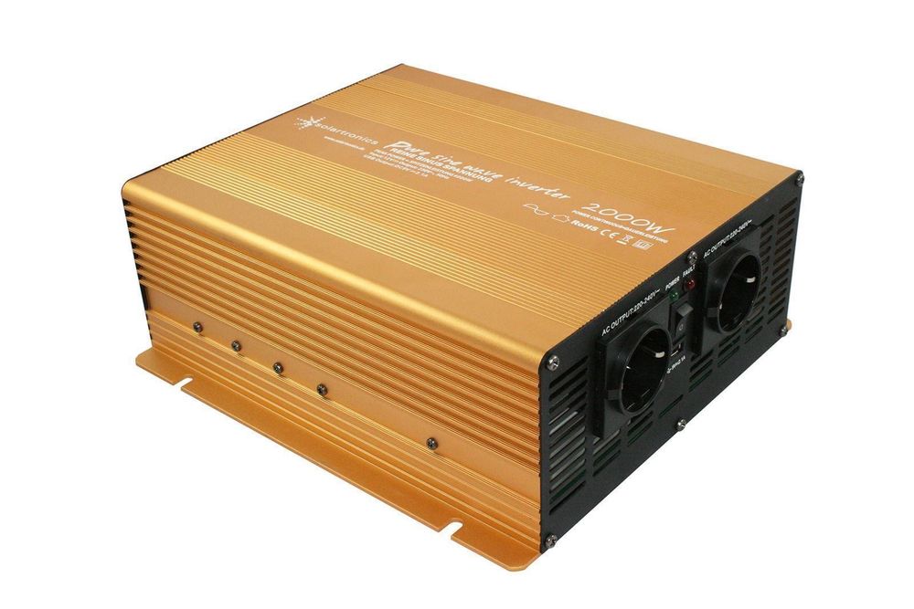 Spannungswandler 24V 4000/8000 Watt Power USB 2.1A reiner SINUS Gold  Edition