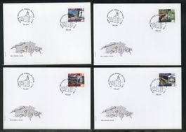 2008, Pro Patria, FDC, Einzelmarken