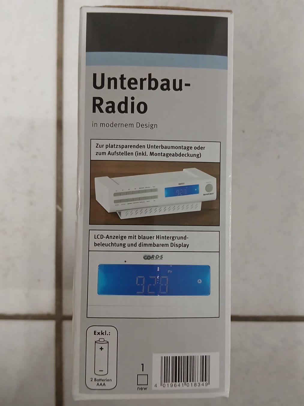 SilverCrest Radios: Unterbau-Radio Silvercrest – Neuf avec emballage d'origine à Pfaffnau par lar_nw2l 2
