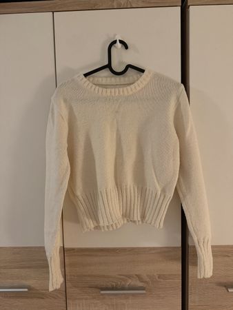 Cream knit sweater