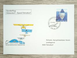 TR82 Enveloppe + Timbre Suisse 2002