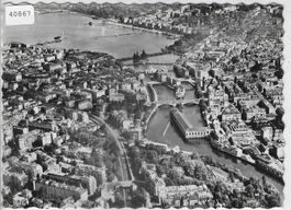 Flugaufnahme Geneve La Rade vue aerienne