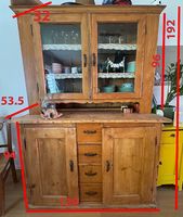 Sehr alter hergerichteter Buffet Schrank