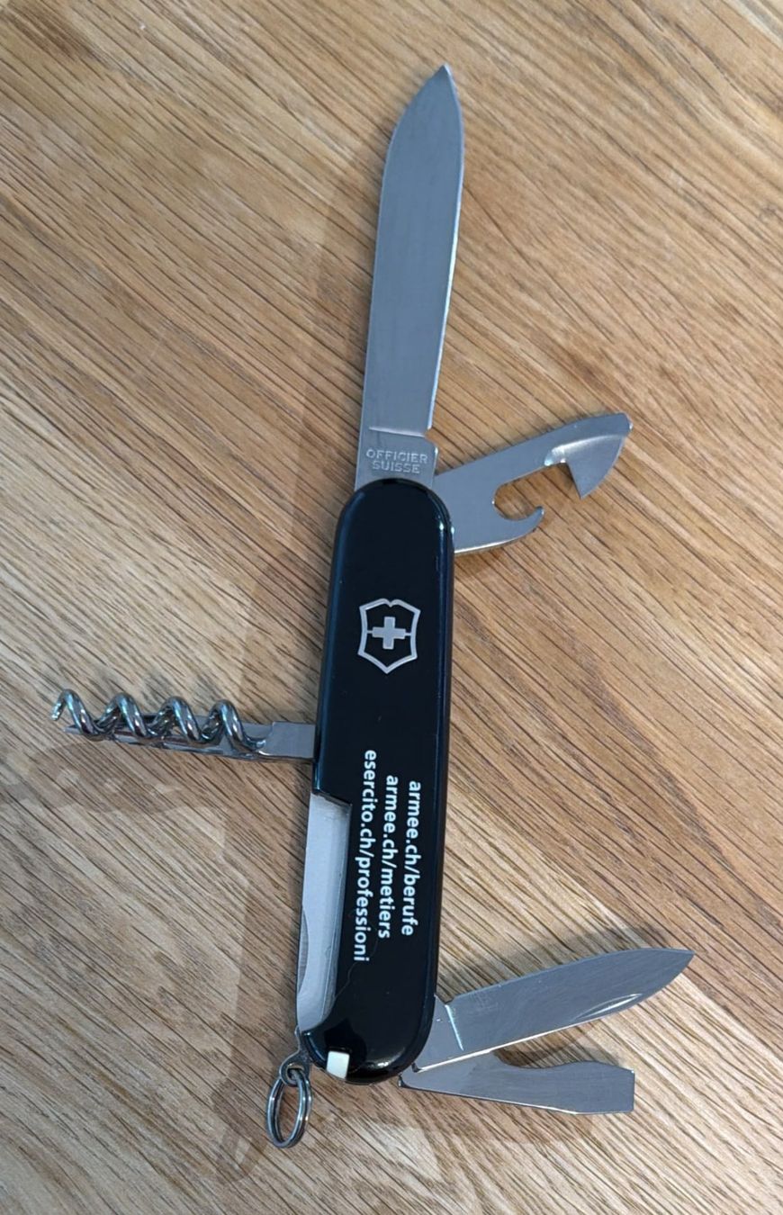 Victorinox Coltelli tascabile: VICTORINOX SACKMESSER SCHWEIZER ARMEE – Usato da Zürich venduto da Frei-Occasionen 3