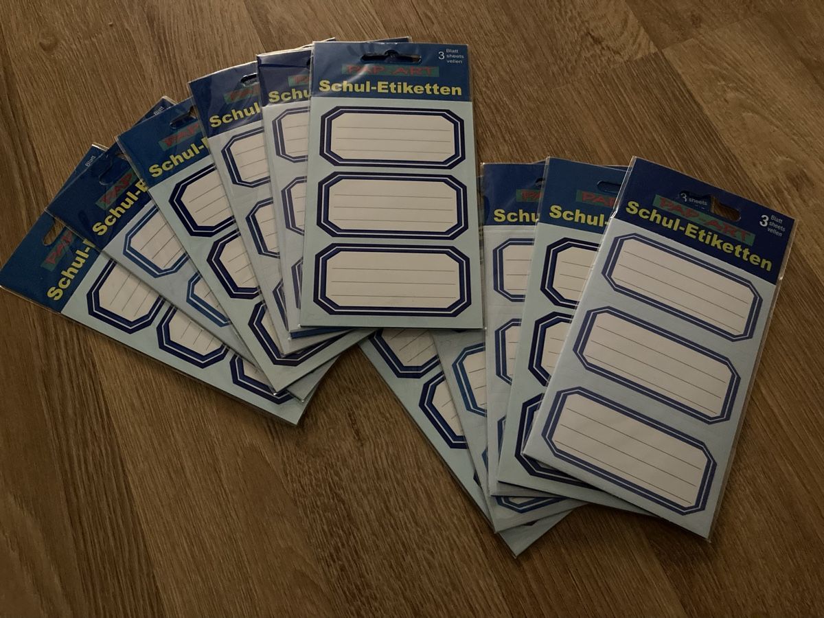 Aufkleber: Beschriftungsetiketten 11 Stk. – Neu und originalverpackt aus Emmenbrücke von JJ_89