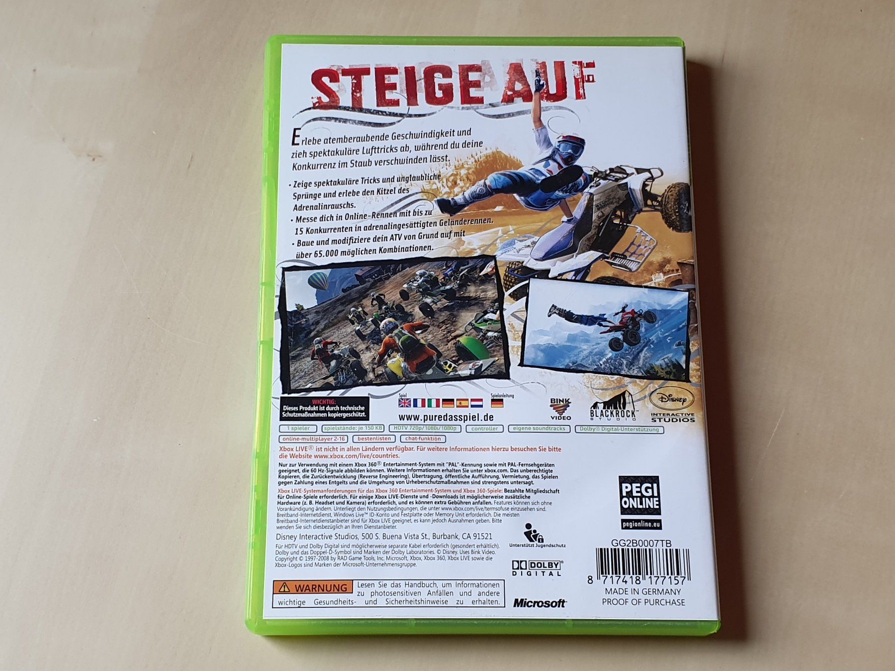 Microsoft Spiele: Pure – Gebraucht aus Stansstad von collectorsshop 1