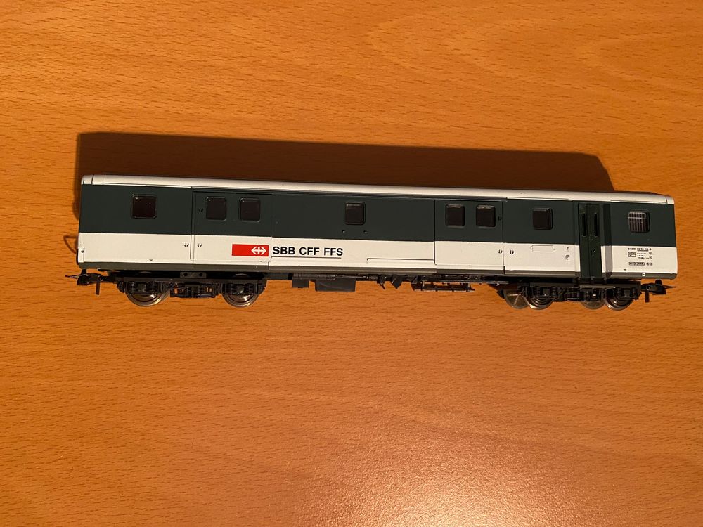Roco HO 44334 SBB CFF FFS Personenwagen grün/weiss OVP (Gebraucht) in ...
