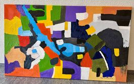 Abstraktes Gemälde  Rolf Ochsner 2012