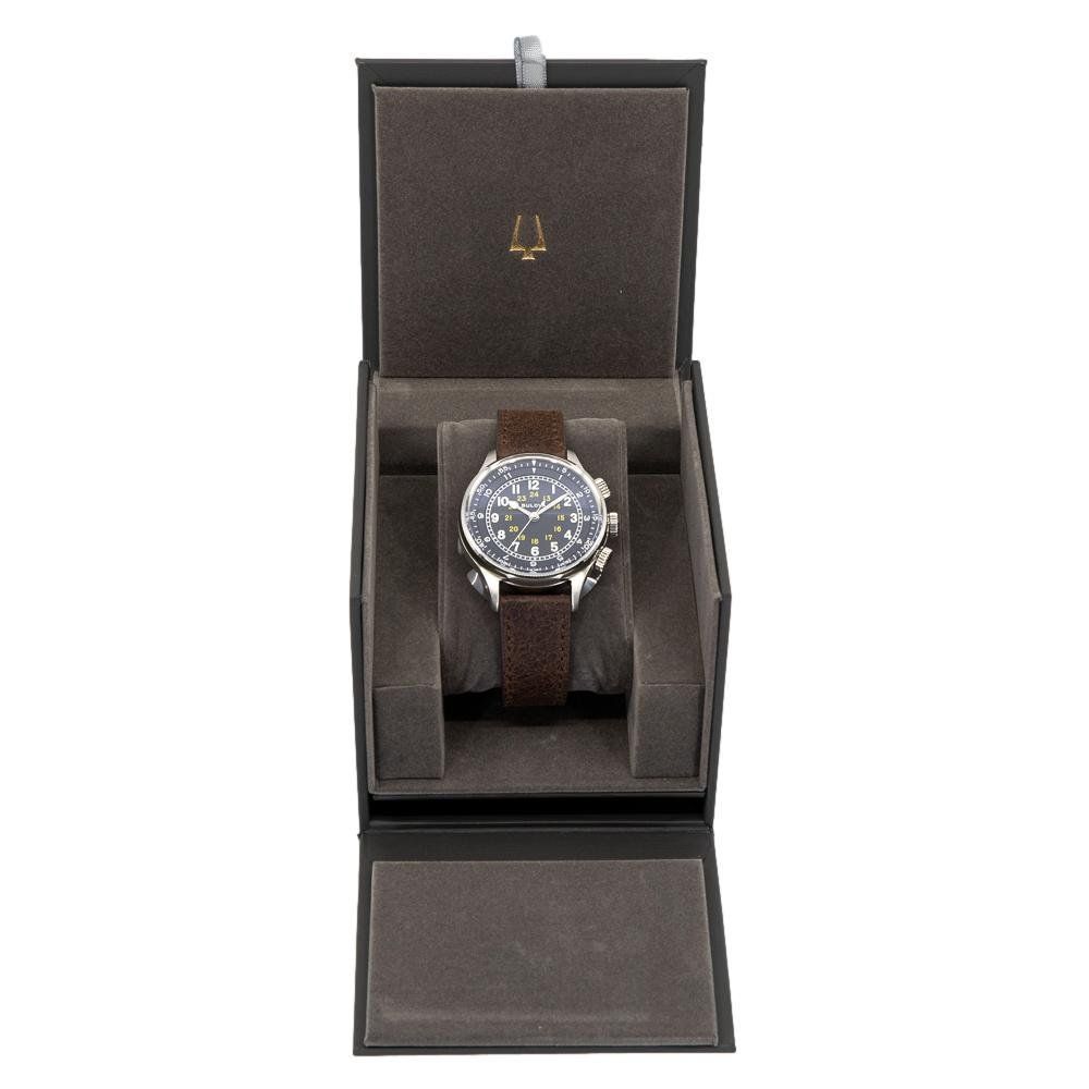 Bulova Orologi: Bulova Herren 96A245 Pilot A15 Automatik – Nuovo e nell'imballaggio originale da Schindellegi venduto da harveystore 6