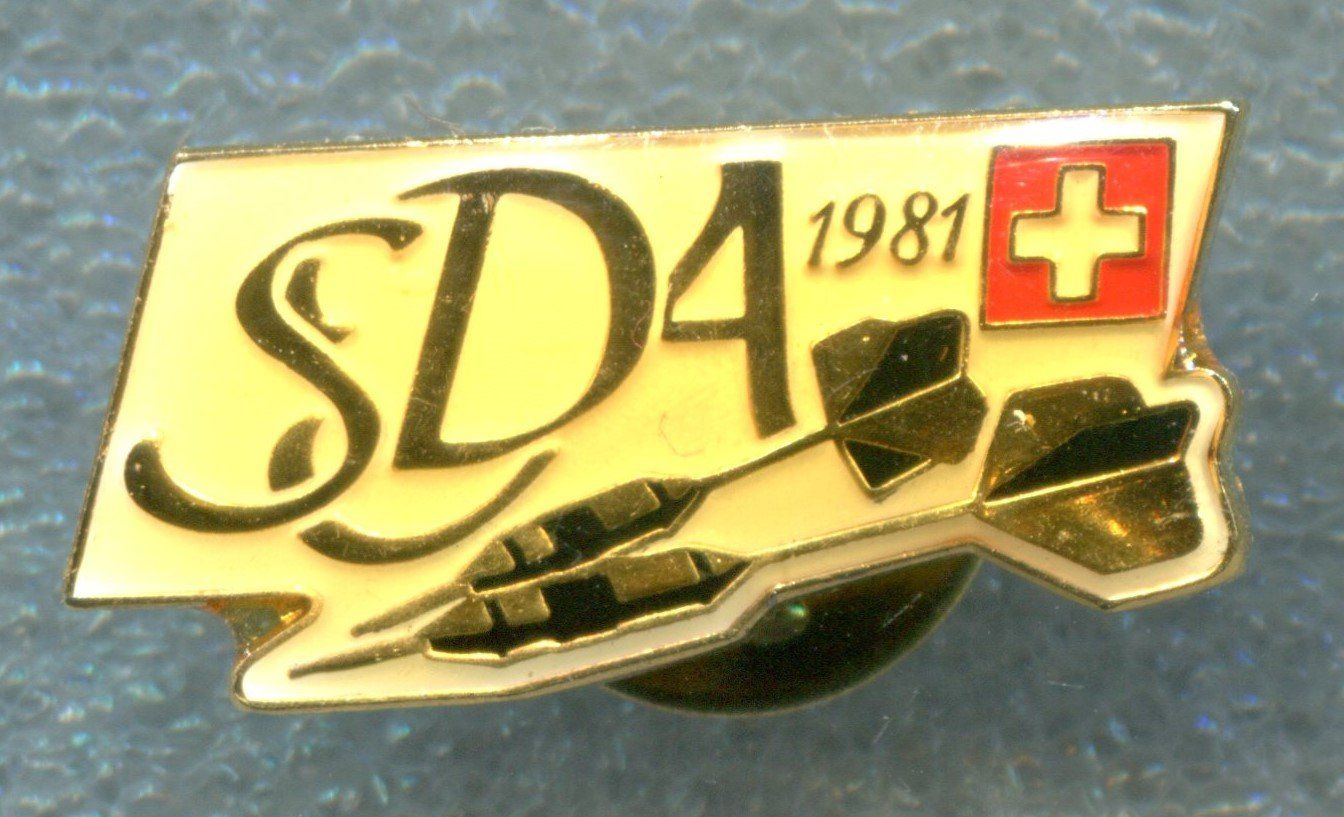 Plaquettes & Badges: Swiss Darts Association  1981 – D'occasion à Winterthur par Sammleroase
