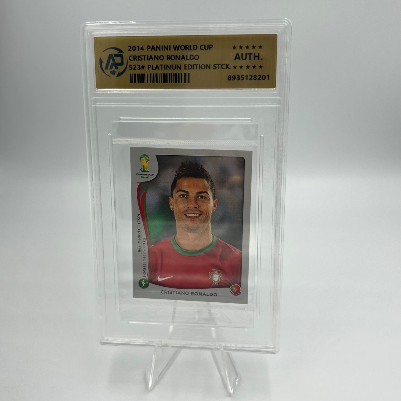 Panini Carte collezionabili: Cristiano Ronaldo 2104 Panini world cup – Usato da Loveresse venduto da HADS12
