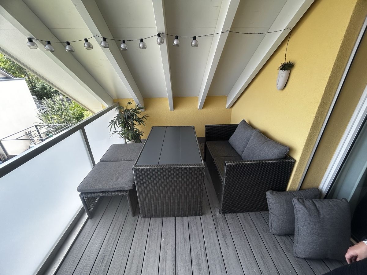 Divani: Balkon Lounge Set  grau mit Polster – Usato da Wolfhausen venduto da SiviT 3