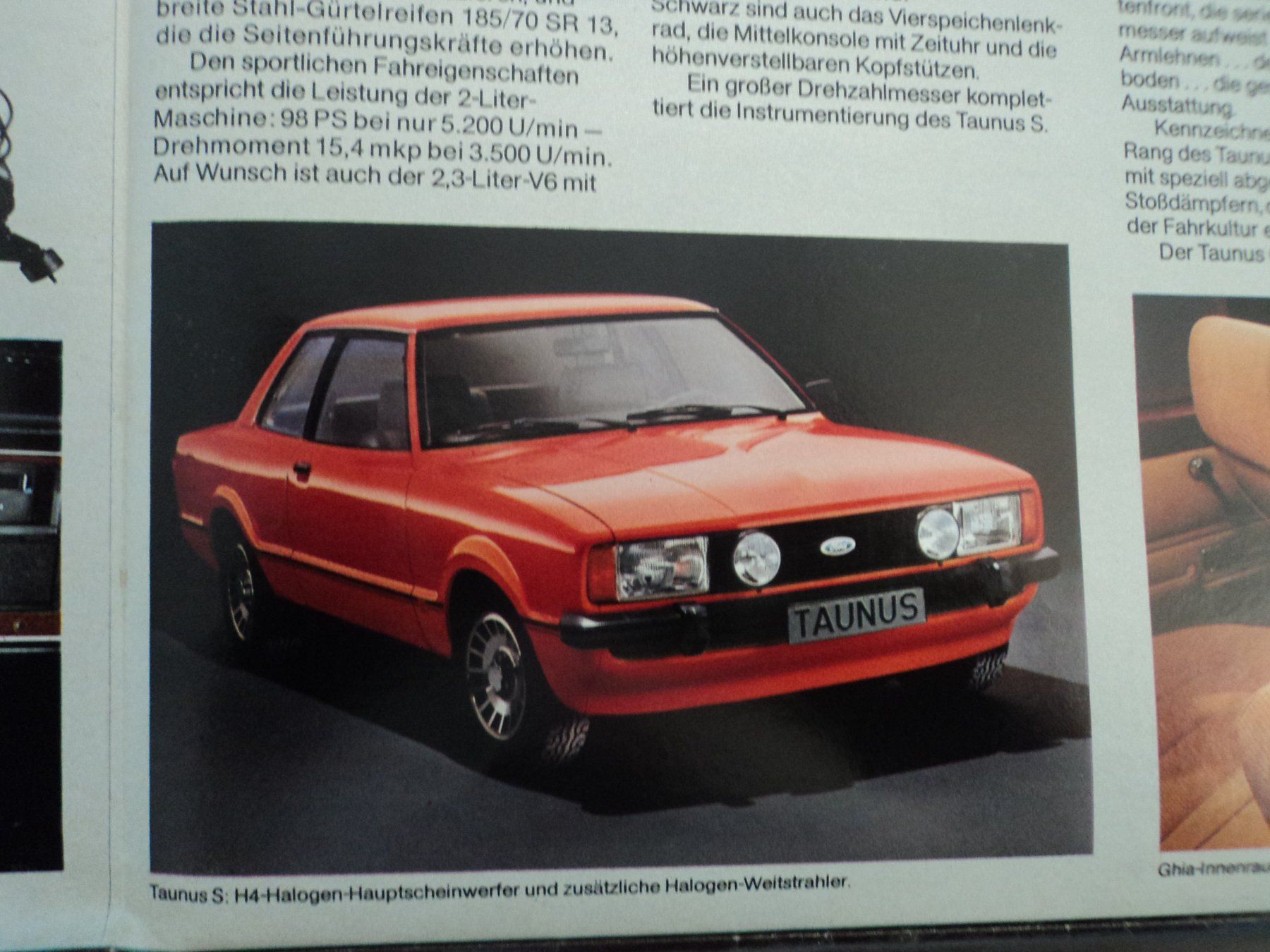 Ford Documenti: Prospekt Ford Taunus 1976 – Usato da Schwarzenburg venduto da modelCARama 1