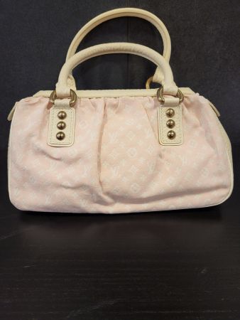 Louis Vuitton Handtasche Monogram Mini Lin pink Leder