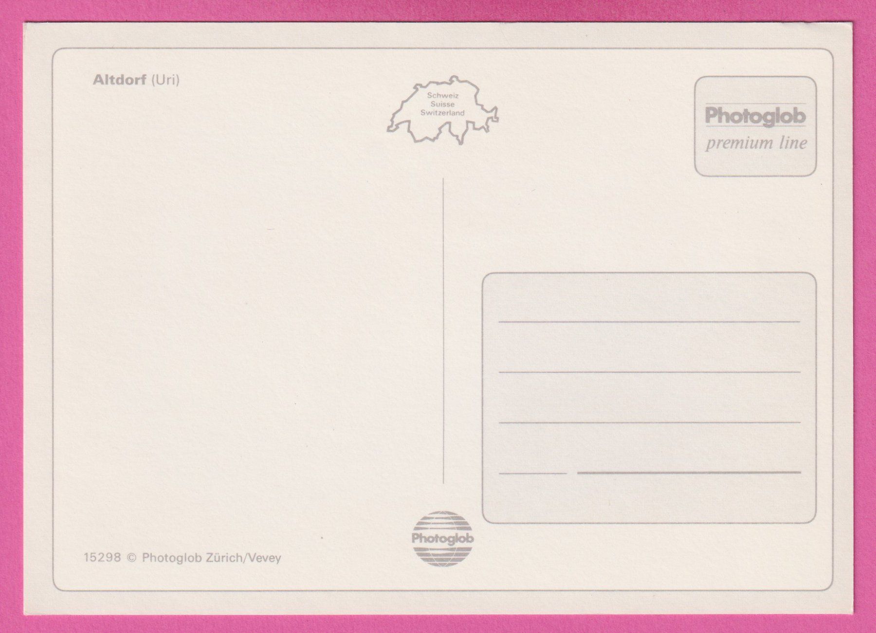 Cartoline postali: Altdorf UR 4-Bild Karte – Usato da Einsiedeln venduto da dillie 1