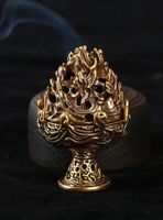 Porte encens en bronze/ avec encens gratuit