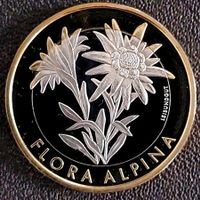 10 Fr. Gedenkmünze 2016 Edelweiss pp / aus Münzsatz