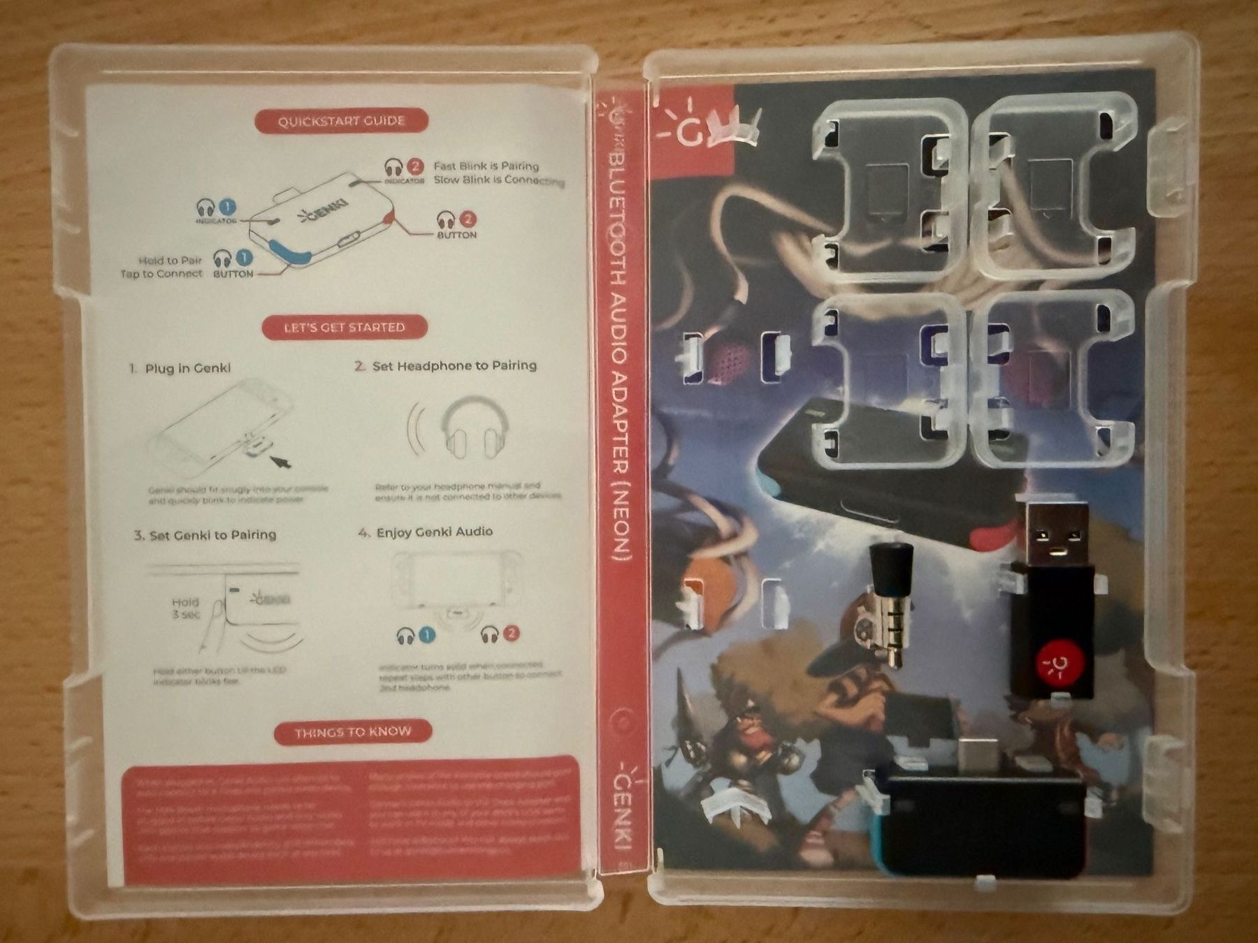 Lecteurs & Adaptateurs: Genki Bluetooth Audio Adapter Neon, Nintendo Switch, PS4, PC – D'occasion à Spreitenbach par Jesset 1